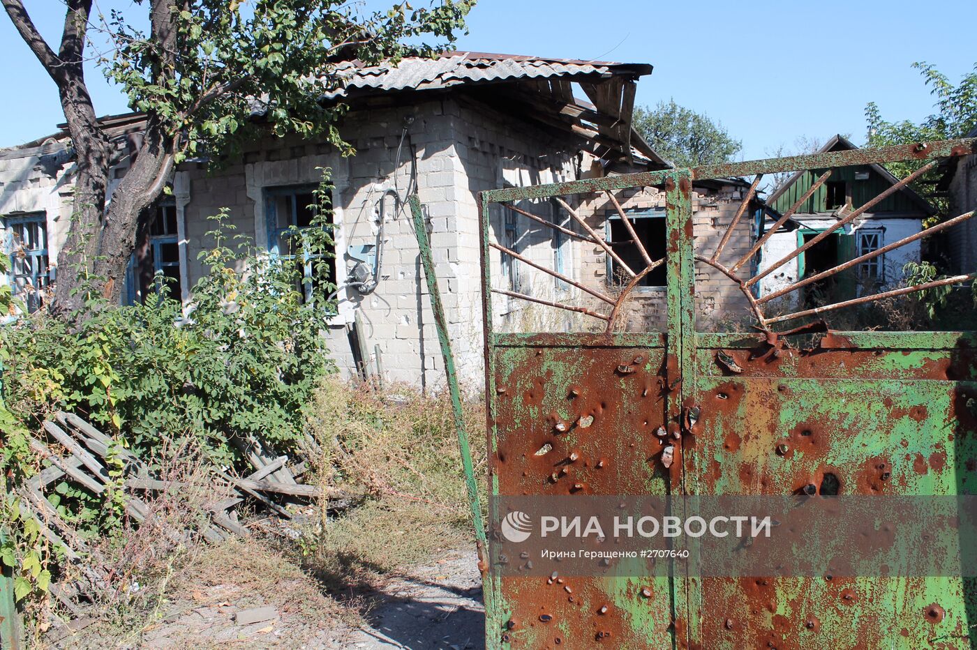 Село Веселое в Донецкой области | РИА Новости Медиабанк