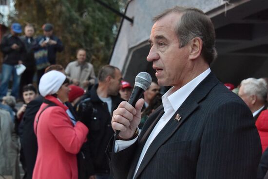 Кандидат от КПРФ С. Левченко победил на выборах главы Иркутской области