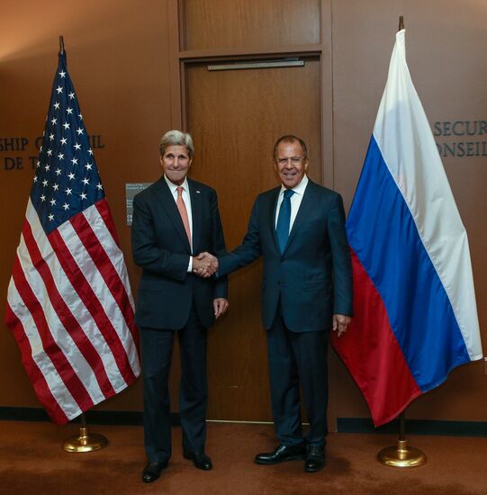 Министр иностранных дел РФ С.Лавров провел встречи в Нью-Йорке