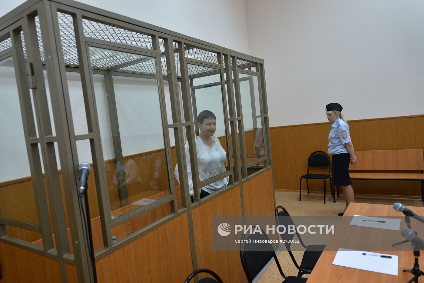 Очередное заседание суда по делу украинской летчицы Надежды Савченко