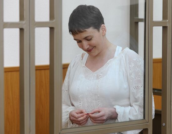 Заседание суда по делу украиеской летчицы Н.Савченко