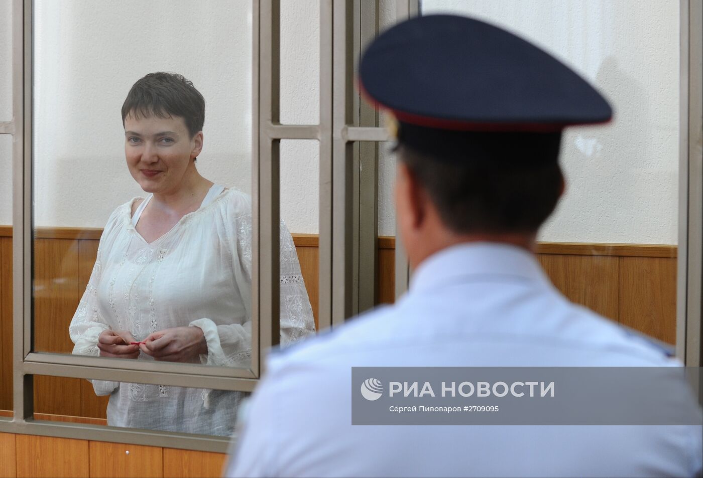 Заседание суда по делу украиеской летчицы Н.Савченко