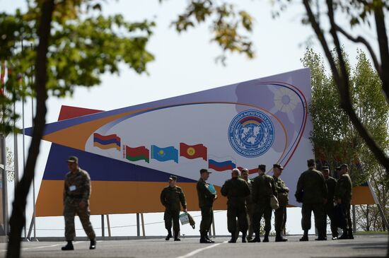 Учения Коллективных миротворческих сил ОДКБ "Нерушимое братство-2015"