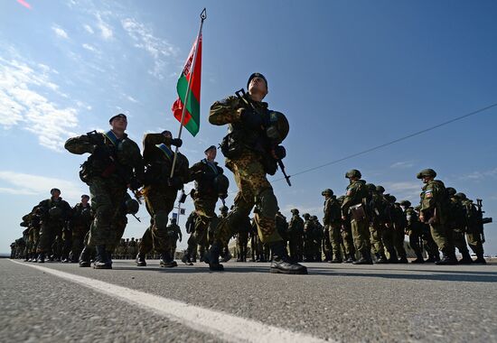 Учения Коллективных миротворческих сил ОДКБ "Нерушимое братство-2015"