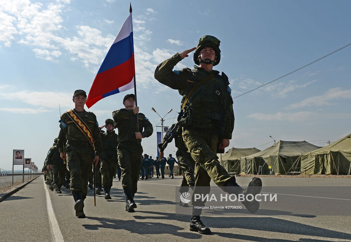 Учения Коллективных миротворческих сил ОДКБ "Нерушимое братство-2015"