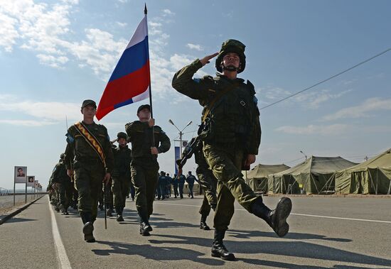 Учения Коллективных миротворческих сил ОДКБ "Нерушимое братство-2015"