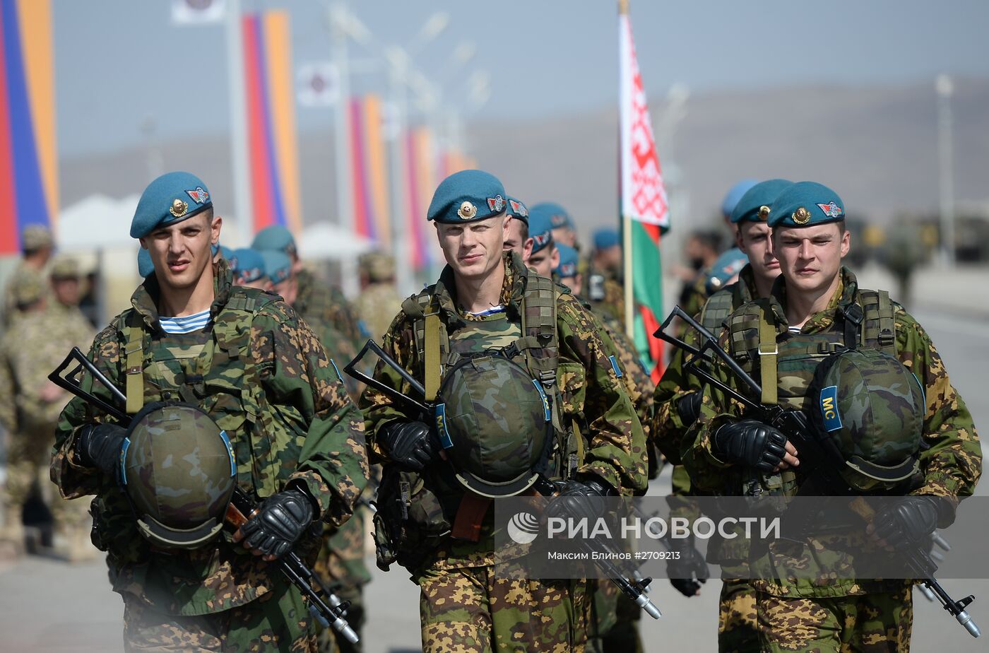 Учения Коллективных миротворческих сил ОДКБ "Нерушимое братство-2015"