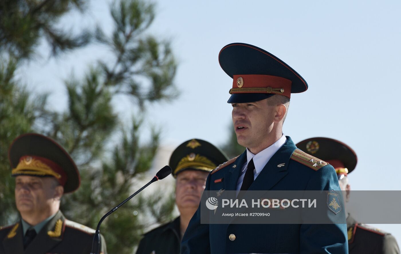 Мероприятия по случаю 70-летия 201-й российской военной базы в Таджикистане