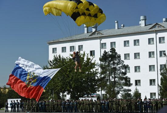 Мероприятия по случаю 70-летия 201-й российской военной базы в Таджикистане