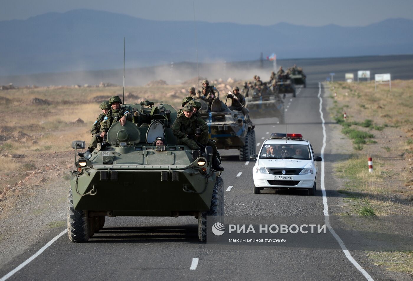 Учения ОДКБ "Нерушимое братство - 2015" в Армении