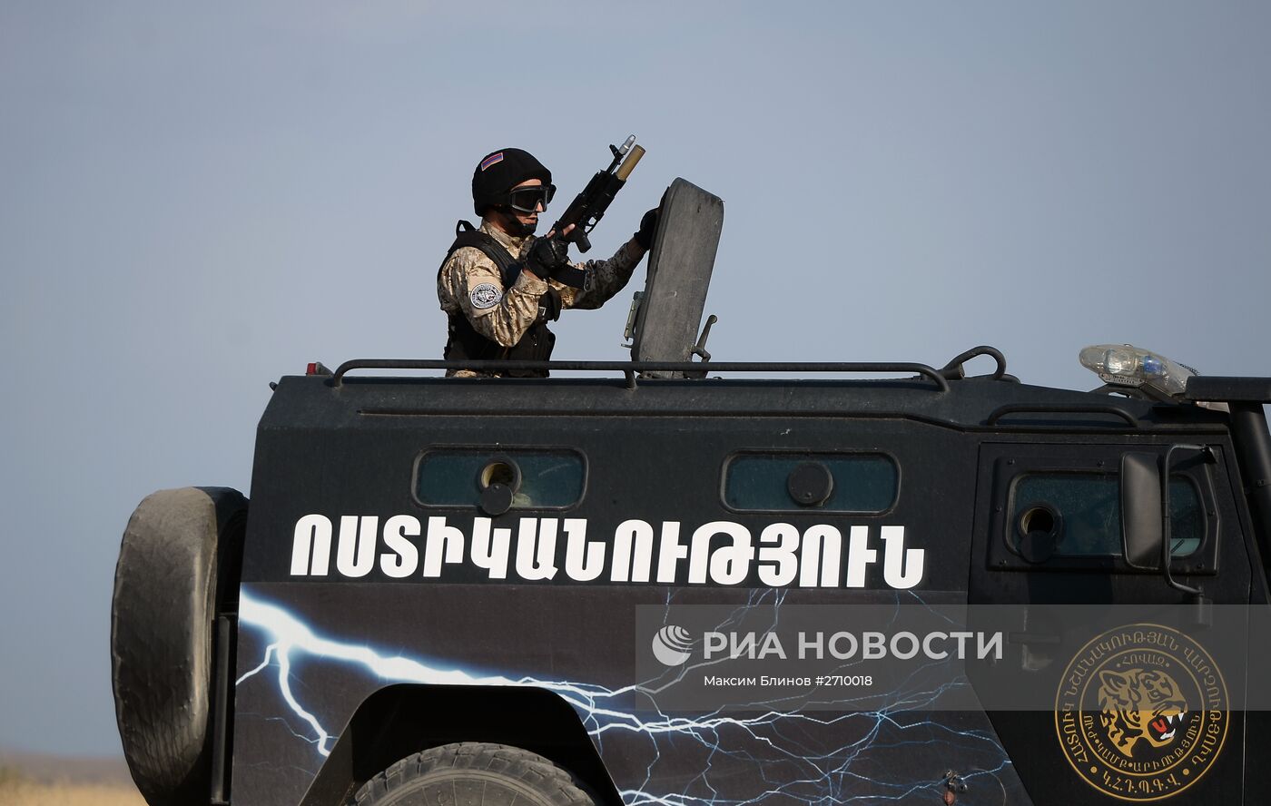 Учения ОДКБ "Нерушимое братство - 2015" в Армении