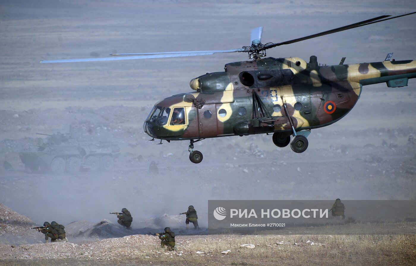 Учения ОДКБ "Нерушимое братство - 2015" в Армении