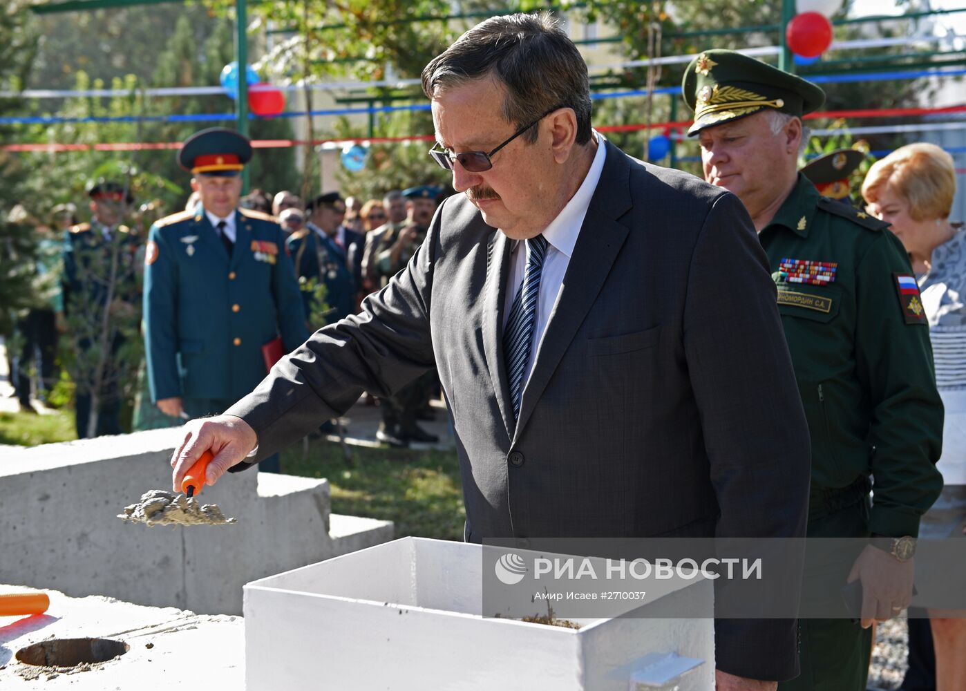 Мероприятия по случаю 70-летия 201-й российской военной базы в Таджикистане