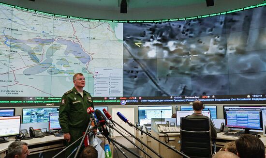 Брифинг официального представителя министерства обороны РФ И.Конашенкова