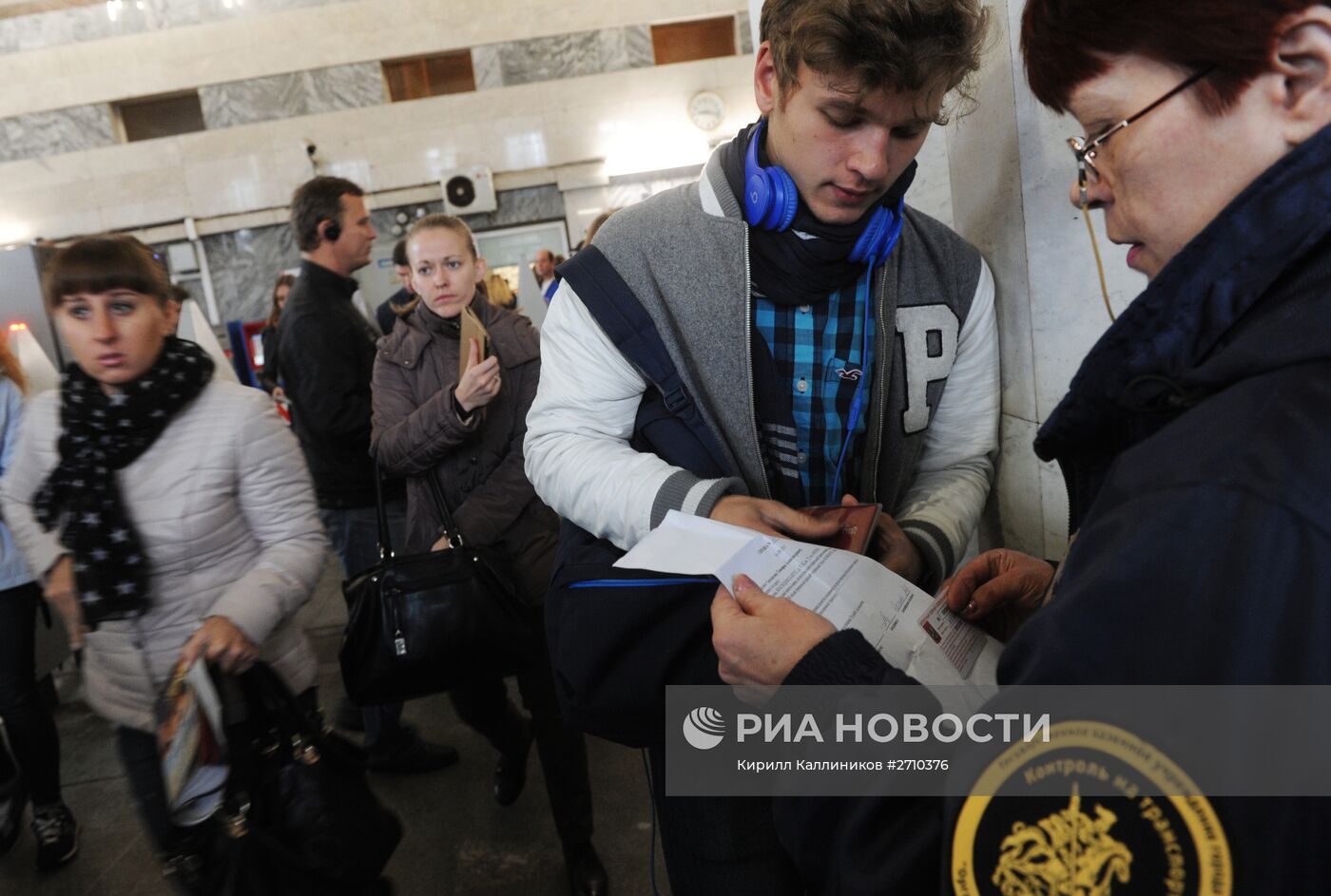 Рейд по поимке безбилетников в московском метро