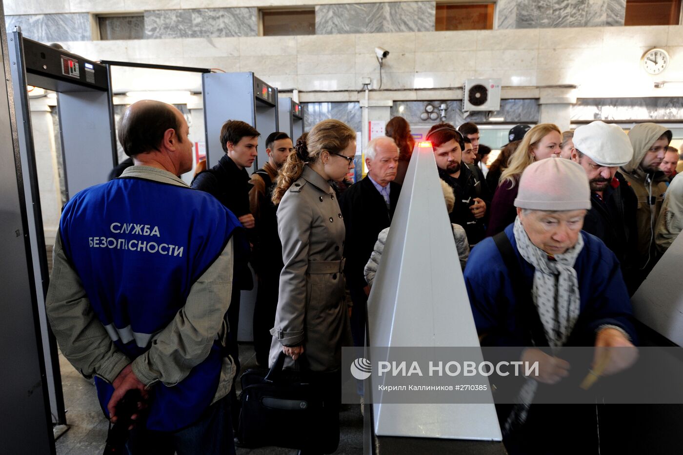 Рейд по поимке безбилетников в московском метро