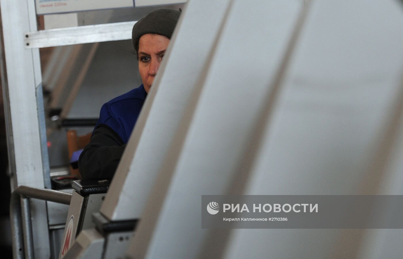 Рейд по поимке безбилетников в московском метро