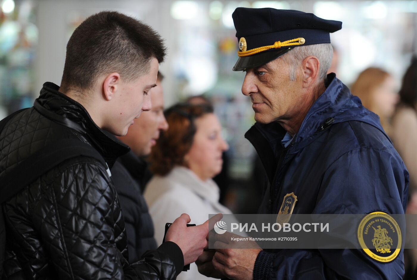 Рейд по поимке безбилетников в московском метро