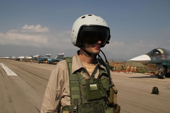 Российская боевая авиация на аэродроме "Хмеймим" в Сирии