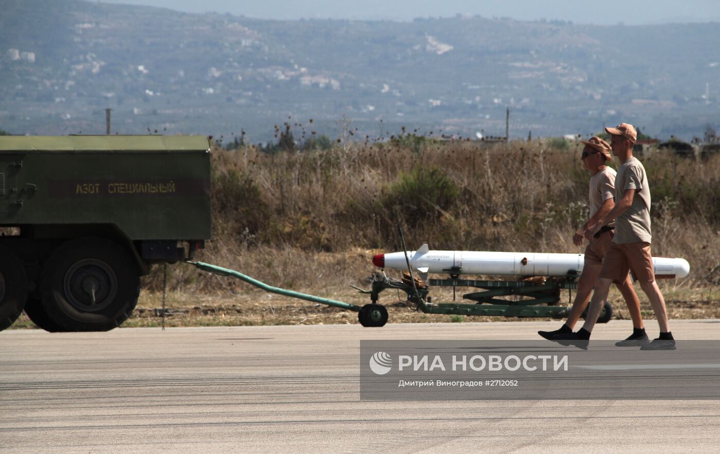 Российская боевая авиагруппа на аэродроме "Хмеймим" в Сирии