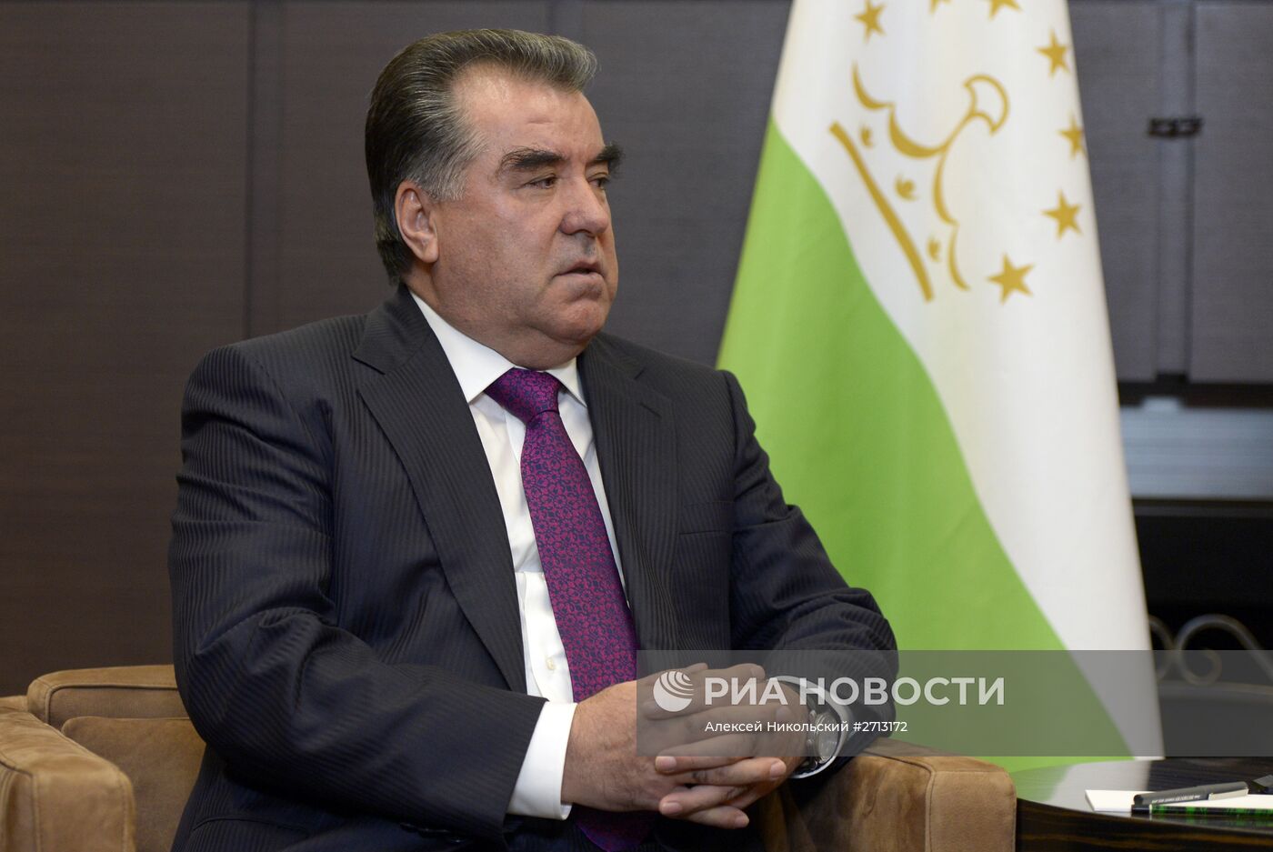 Рабочая встреча президента РФ В.Путина с президентом Таджикистана Э.Рахмоном
