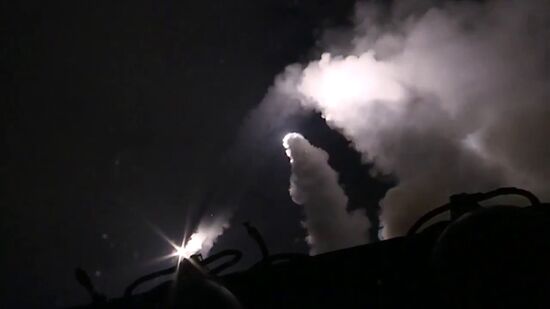 Корабли Каспийской флотилии выполнили пуски крылатых ракет по позициям боевиков ИГ в Сирии