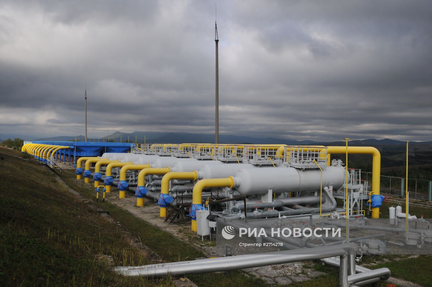 Высокогорная газокомпрессорная станция "Воловец" в Закарпатской области