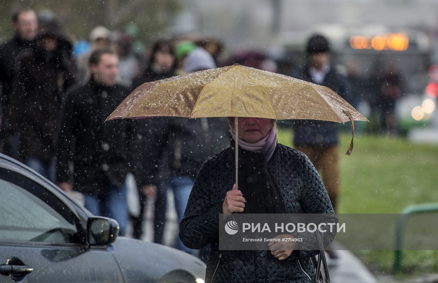 Снег в Москве