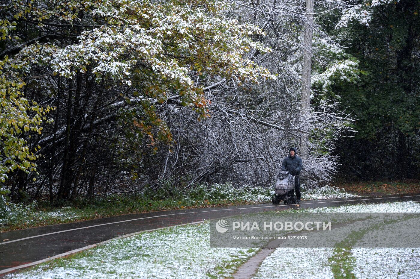 Снег в Москве