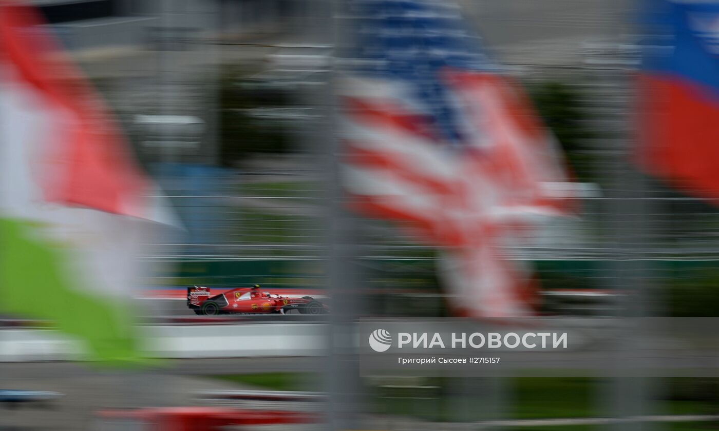 Автоспорт. Формула -1. Гран-при России. Свободные заезды