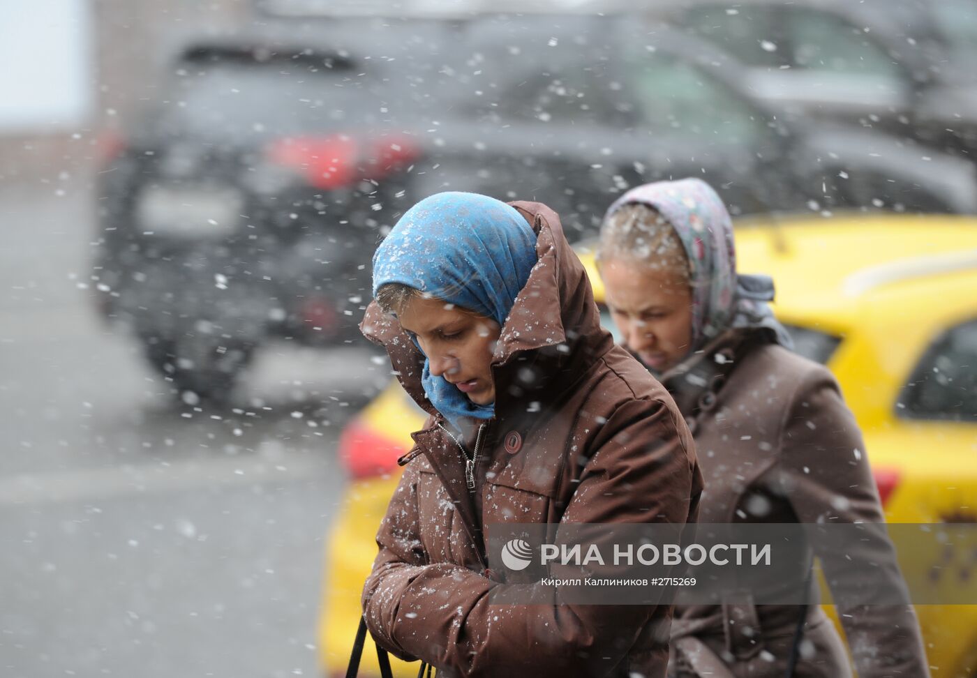 Снег в Москве