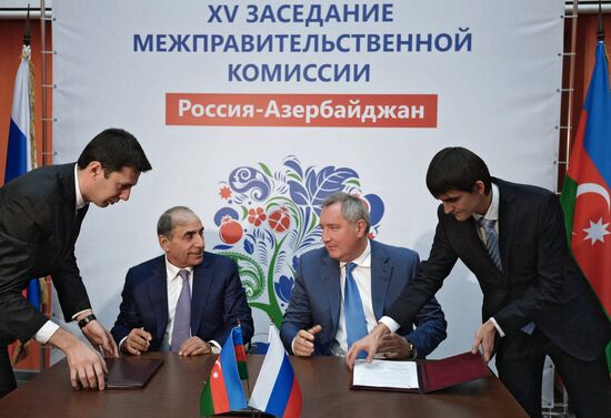 Заседание XV межправительственной комиссии Россия - Азербайджан в Москве