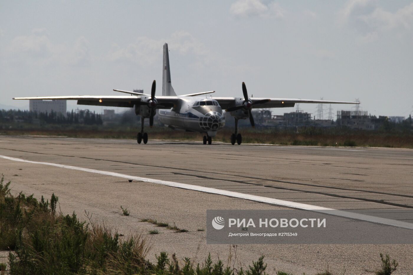 Российские самолеты в аэропорту Латакии