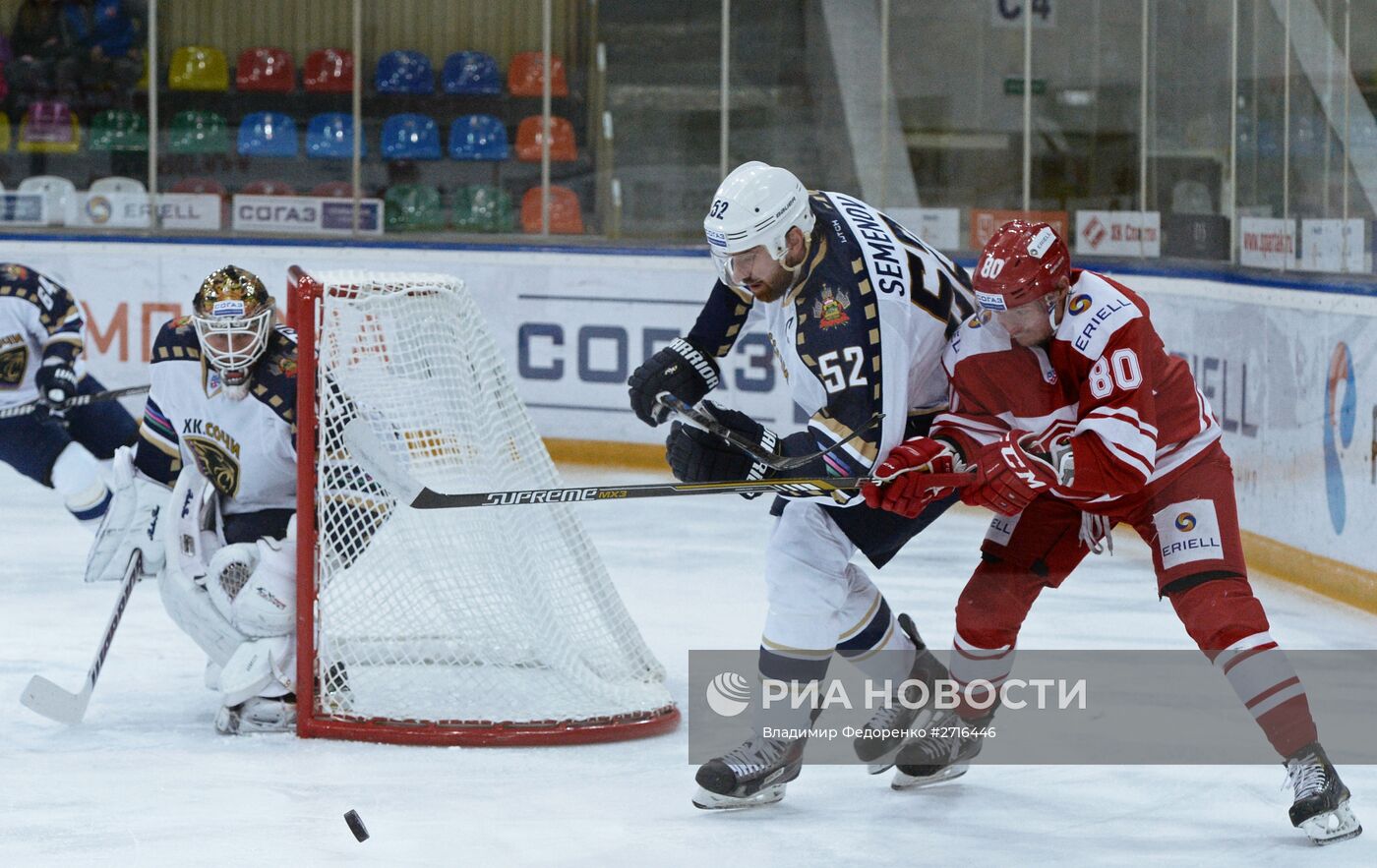 Хоккей. КХЛ, Матч "Спартак" - "Сочи"