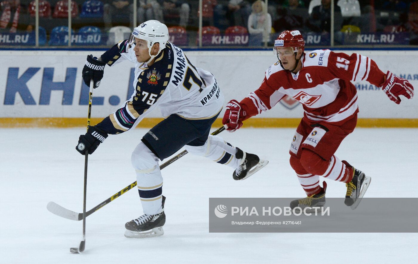 Хоккей. КХЛ, Матч "Спартак" - "Сочи"