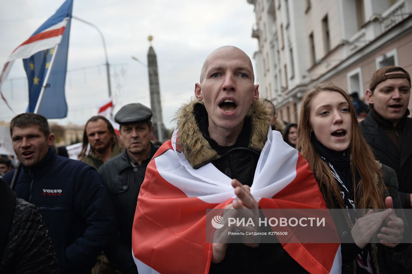 Митинг оппозиции в Минске