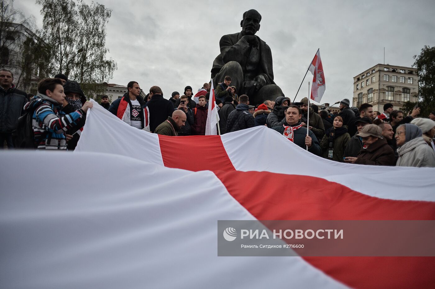 Митинг оппозиции в Минске