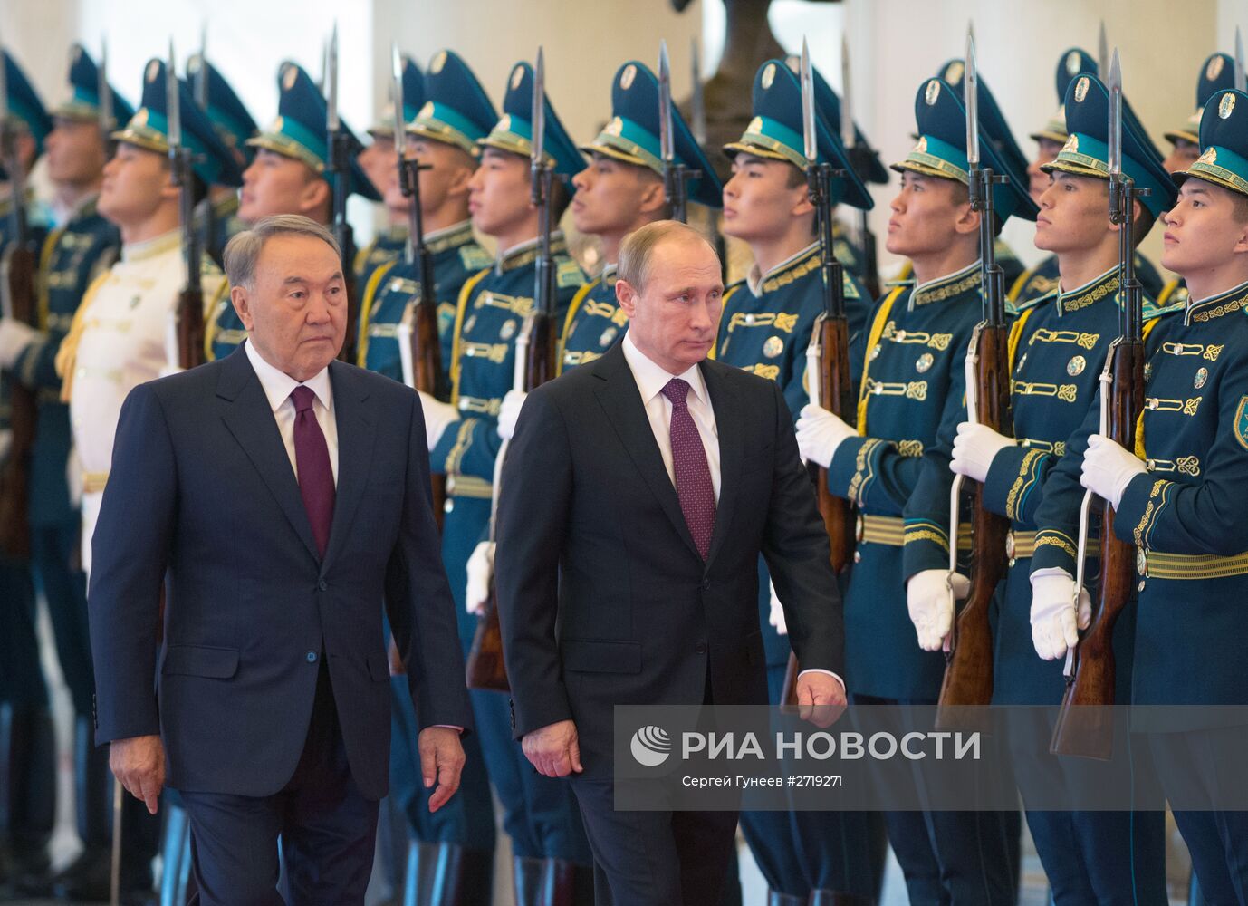 Визит президента РФ В.Путина в Казахстан