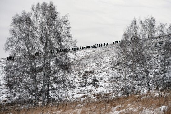 Всероссийские испытания на право ношения крапового берета среди военнослужащих внутренних войск МВД РФ