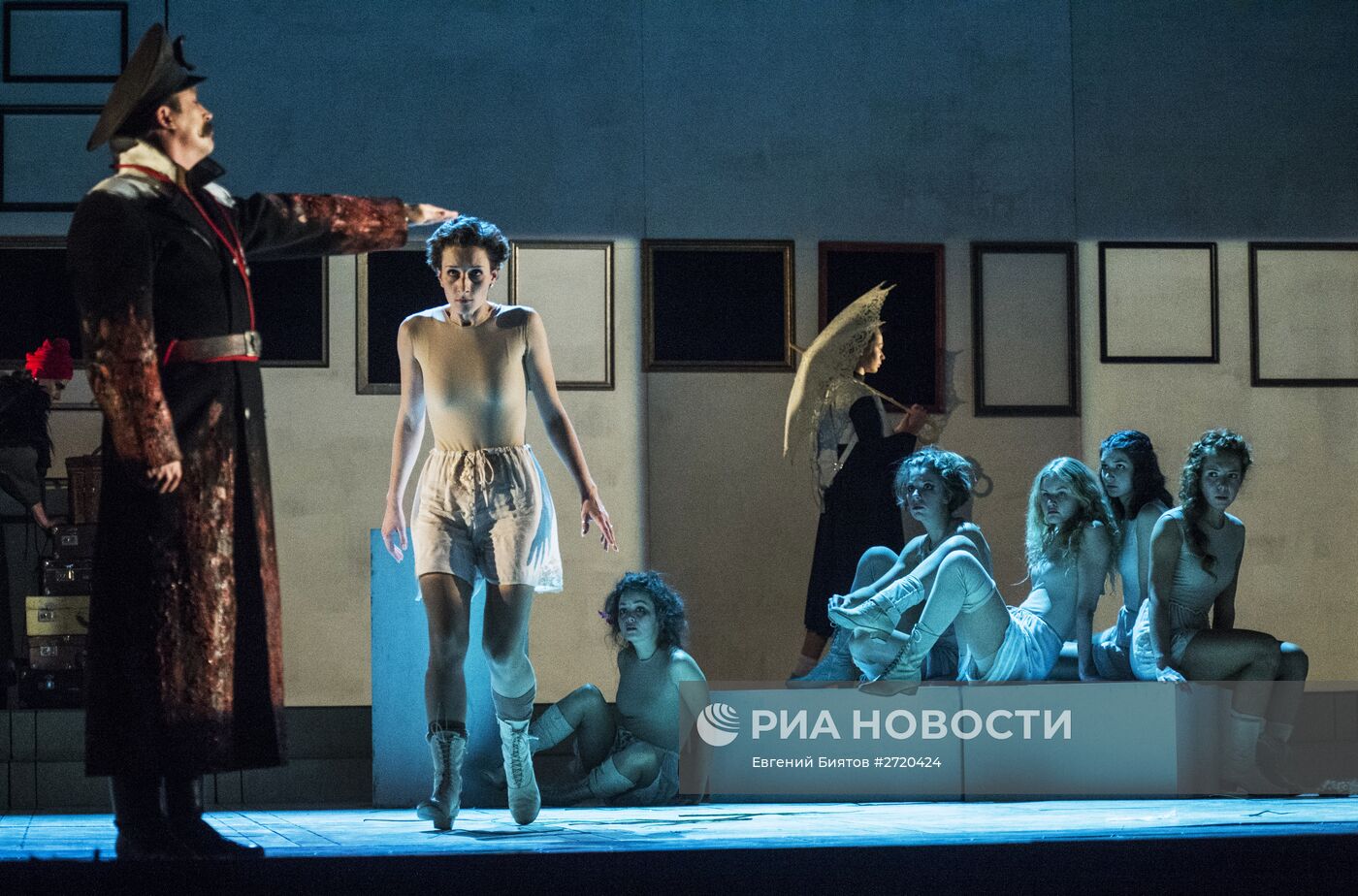 Прогон спектакля "Яма" в постановке Егора Дружинина