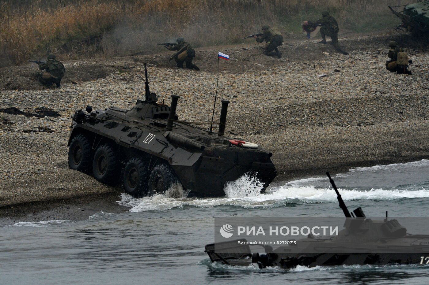 Учения бригады морской пехоты Тихоокеанского флота