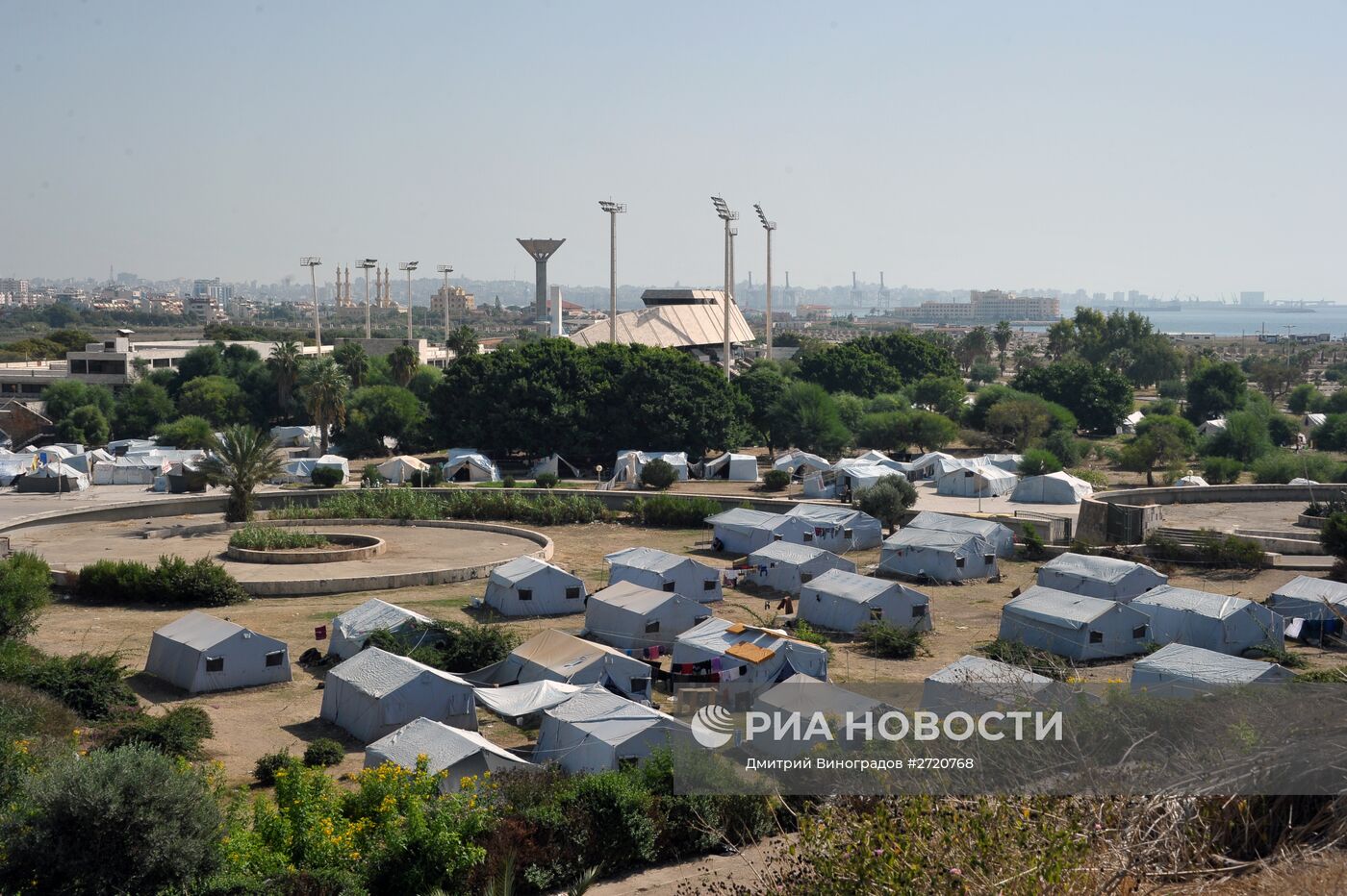 Лагерь беженцев в Латакии