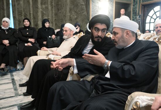 Встреча с представителями исламского духовенства в посольстве России в Сирии