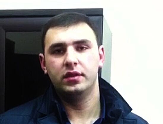 Допрос Шота Элизбарашвили в качестве подозреваемого в пособничестве в убийстве