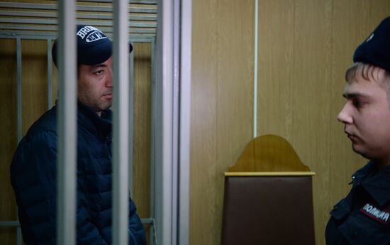 Рассмотрение ходатайства следствия об аресте членов террористической группировки в Мещанском суде