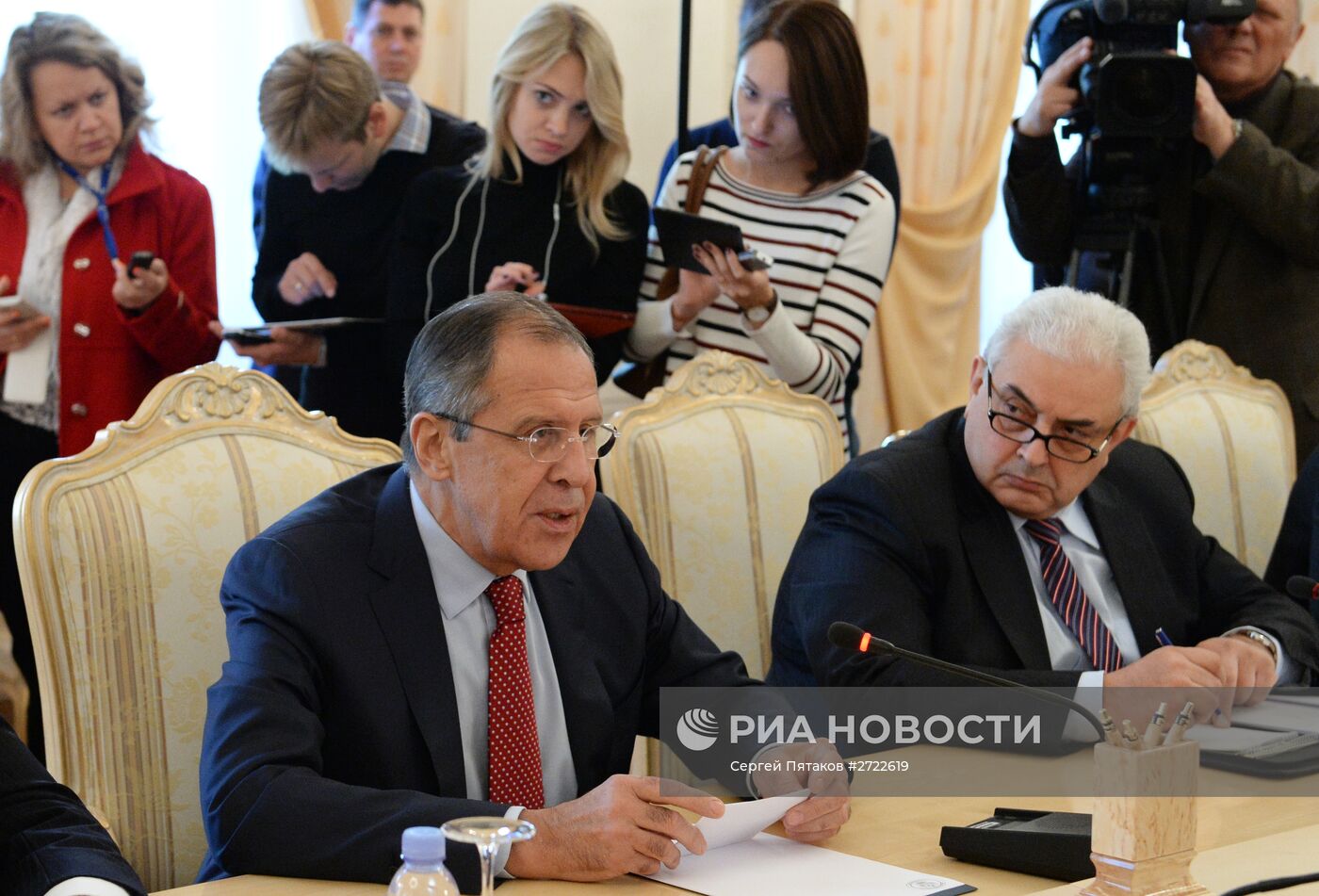 Встреча глав МИД РФ и Венгрии С.Лаврова с П.Сиярто