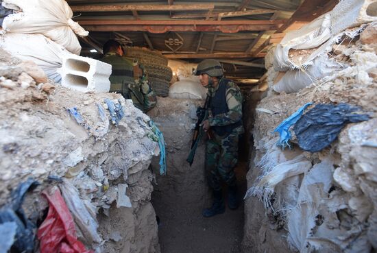 Ситуация в городе Маадания в пригороде Дамаска