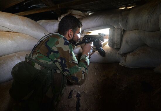 Ситуация в городе Маадания в пригороде Дамаска