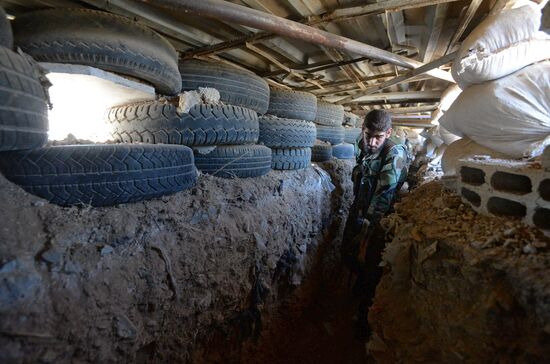 Ситуация в городе Маадания в пригороде Дамаска