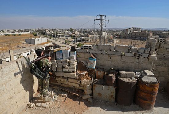 Ситуация в городе Маадания в пригороде Дамаска